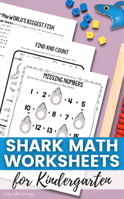 Shark math worksheets free homeschool deals