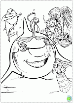 Shark tale coloring pages shark tale movie coloring pages