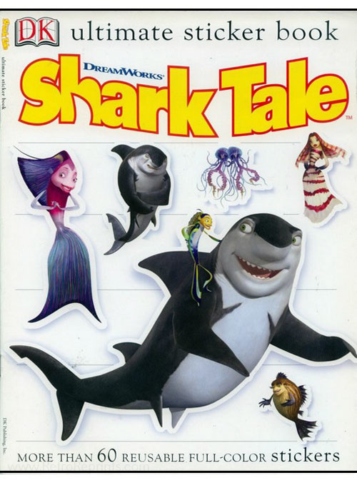 Shark tale sticker book coloring books at retro reprints