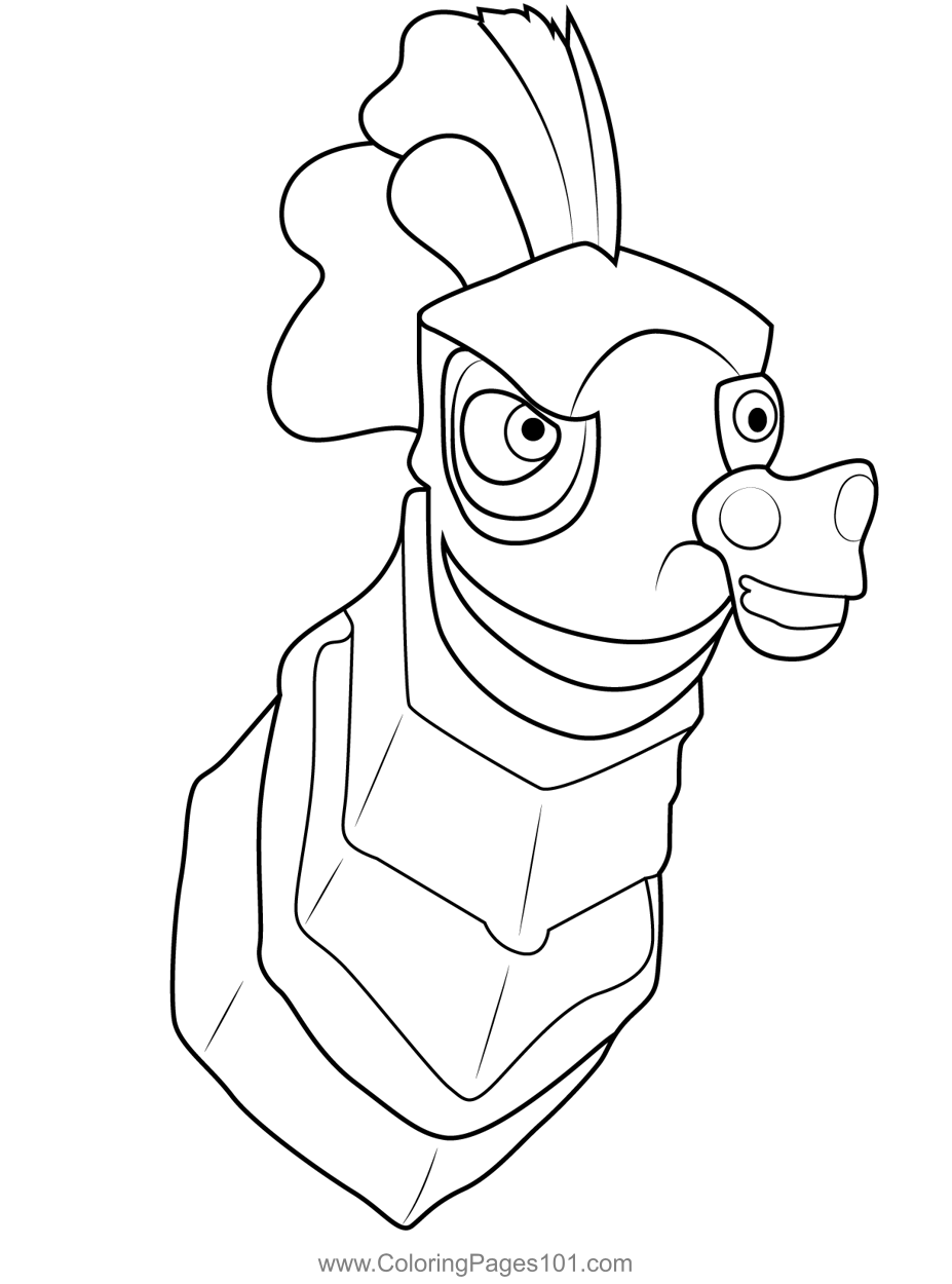 Lucky day shark tale coloring page for kids