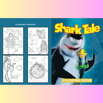 Shark tale coloring pages for students preschool pre