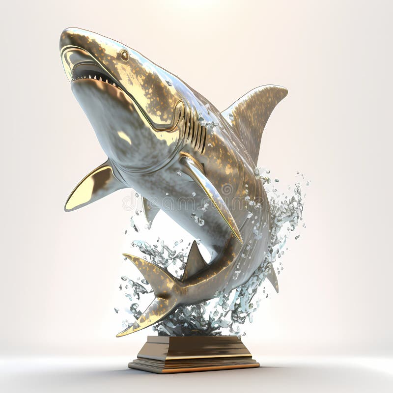 Shark trophy stock illustrations â shark trophy stock illustrations vectors clipart