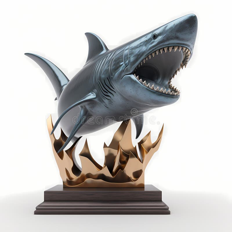 Shark trophy stock illustrations â shark trophy stock illustrations vectors clipart