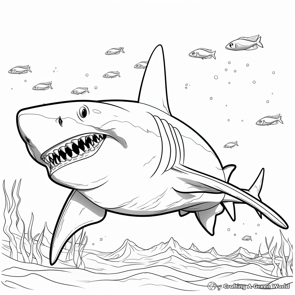 Shark week coloring pages