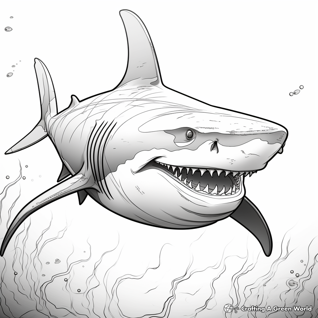 Shark week coloring pages