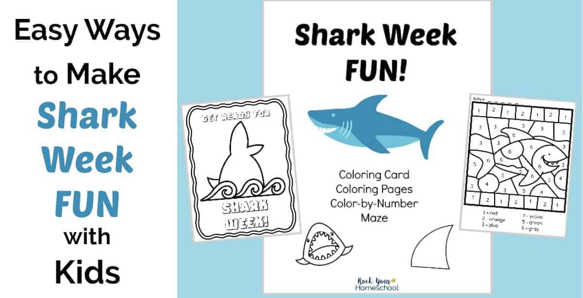 Free shark week fun activities for kids of all ages to enjoy