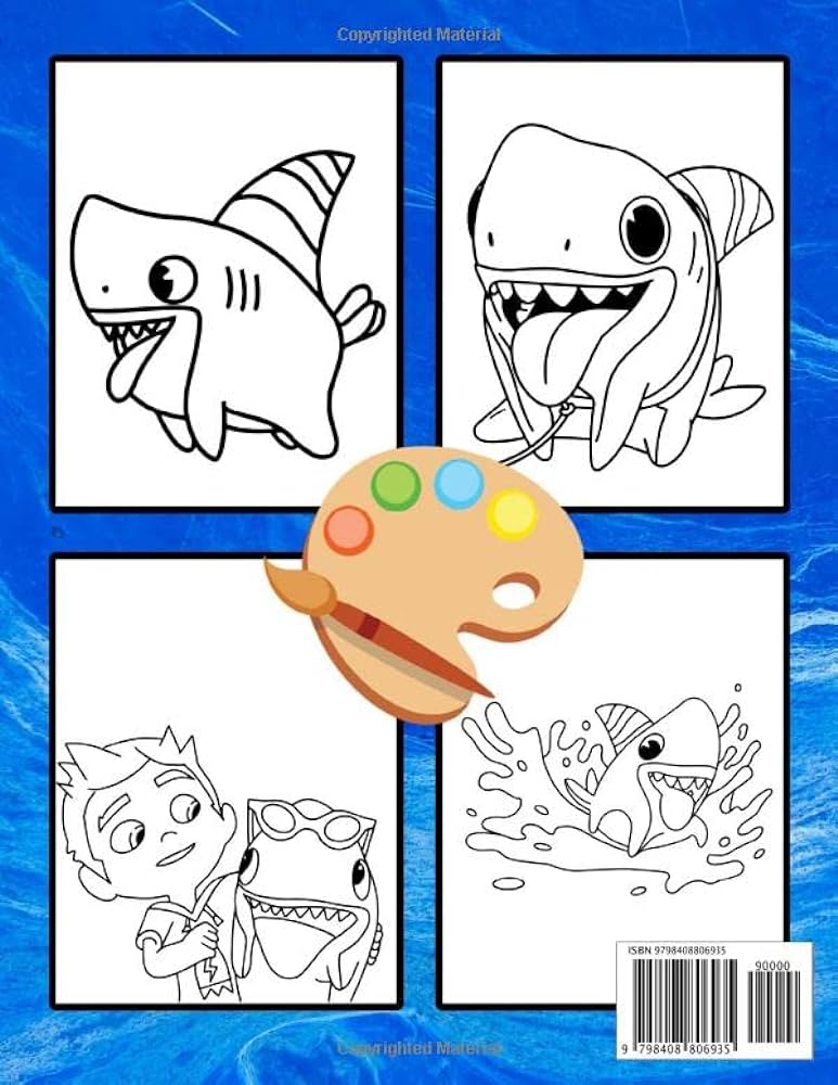 Sharkdog coloring book amazing gift for all ages and fans with high quality imageâ giant great pages with premium quality images alfaro arnau books