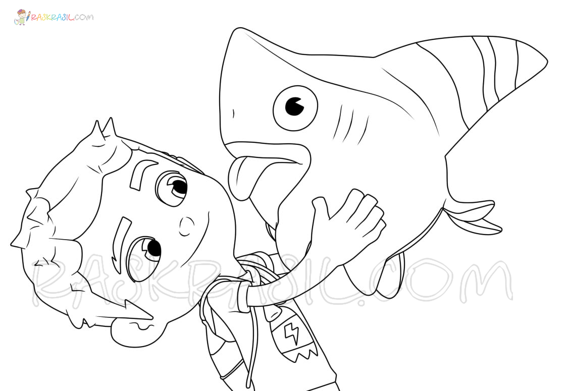 Sharkdog coloring pages new picrures free printable