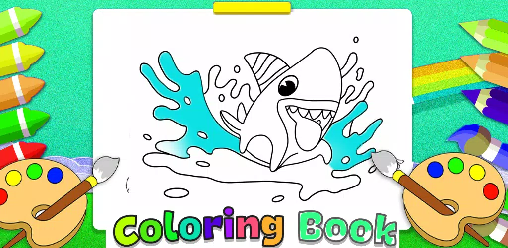 Shark dog coloring book apk øøøû øøùùùø øùøøùûø