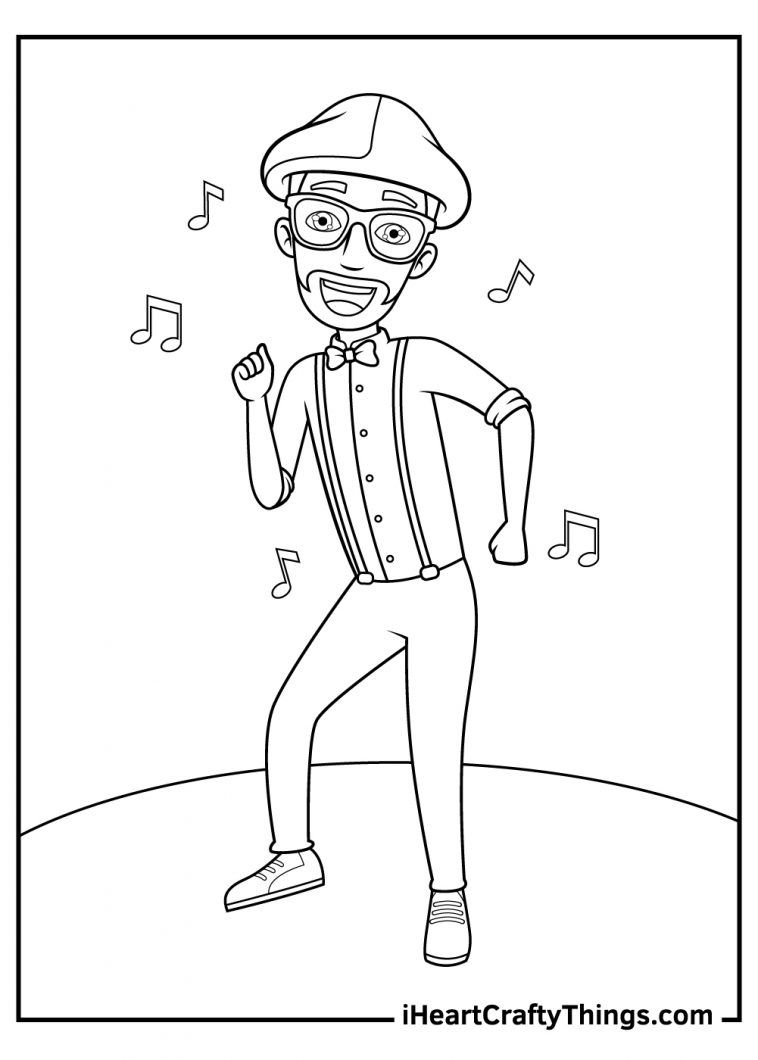 Blippi character coloring pages coloring pages coloring pages for boys disney coloring pages