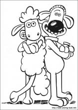 Shaun the sheep coloring pages on coloring