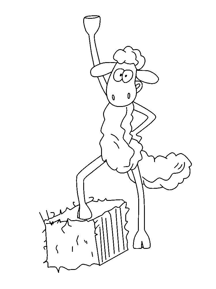 Online coloring pages coloring shaun the sheep coloring