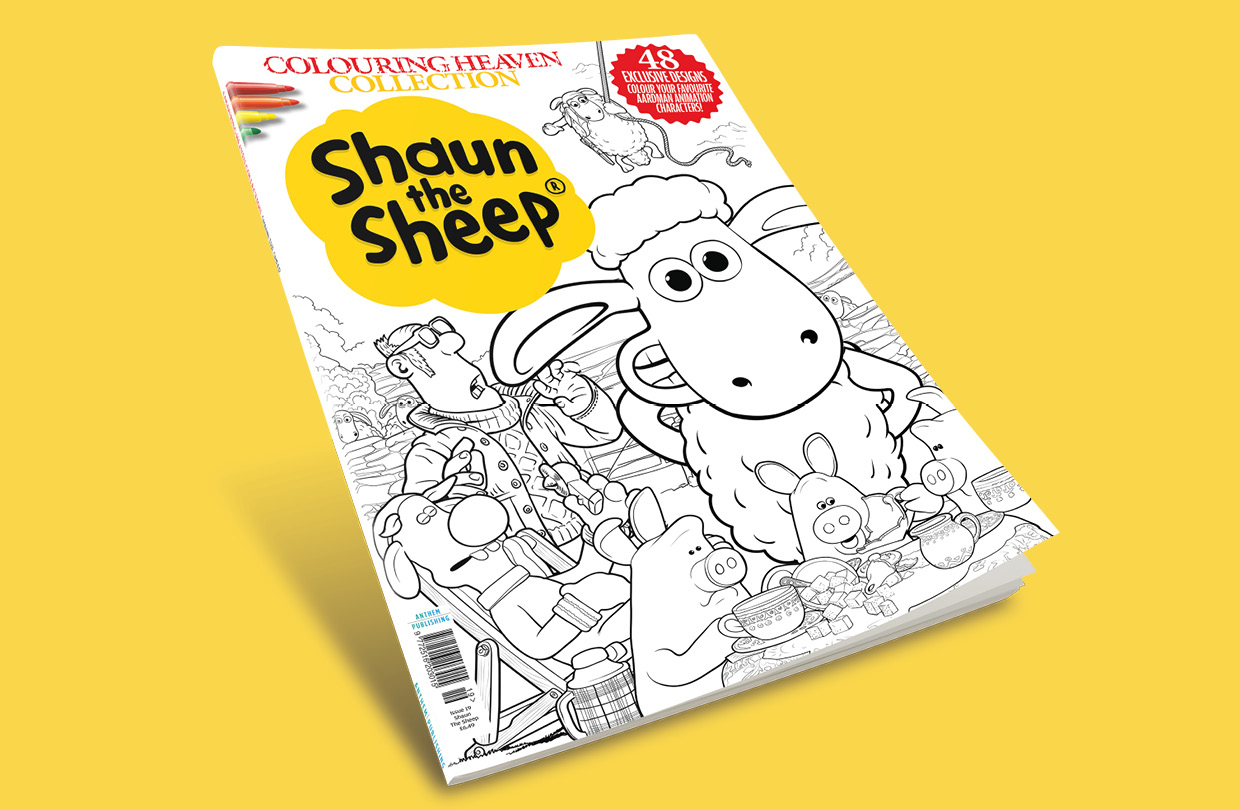 Shaun the sheep colouring heaven preorder now colouring heaven