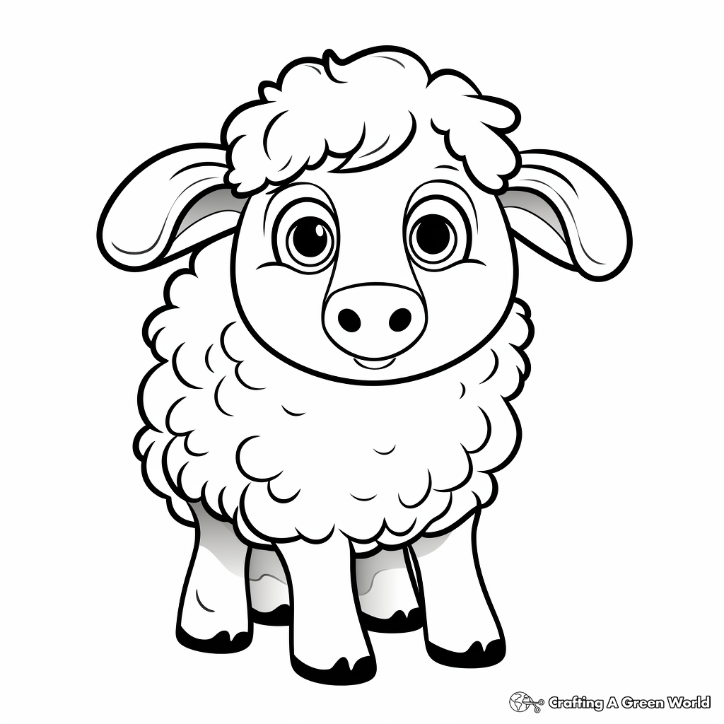 Sheep coloring pages