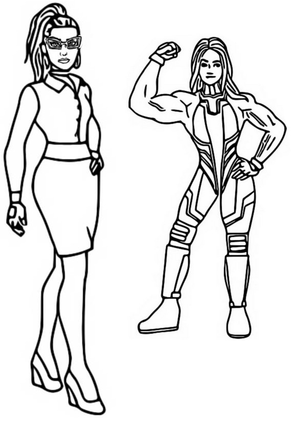 Coloring page fortnite