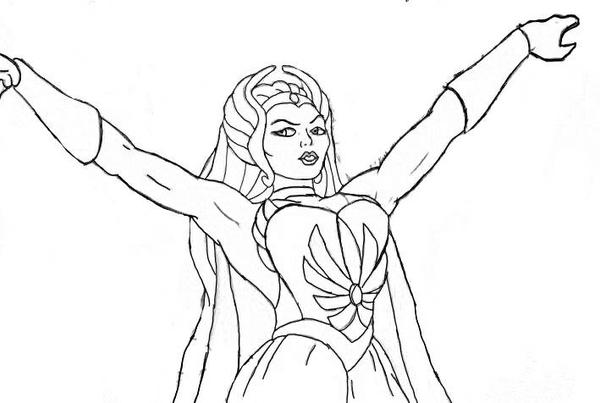 Shera coloring page by yellowhawk on