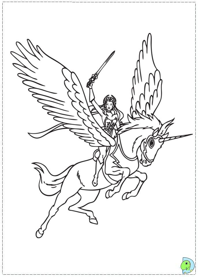 She ra coloring page