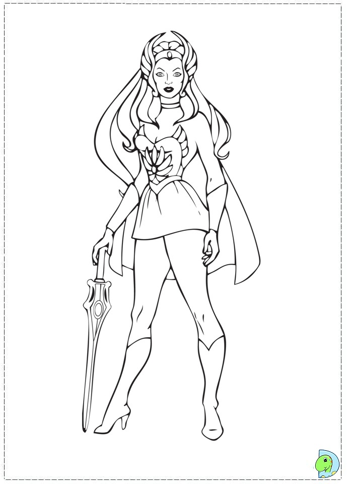 She ra coloring page