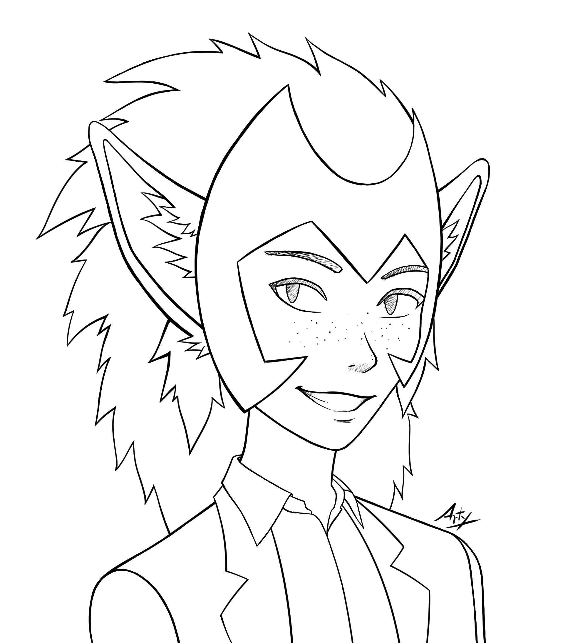 Something ive been working on for a some time fan art of catra rprincessesofpower