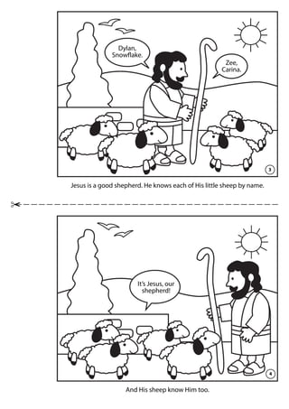 Coloring book jesus little lambs pdf