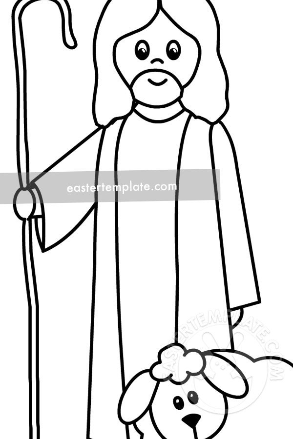 Good shepherd coloring page