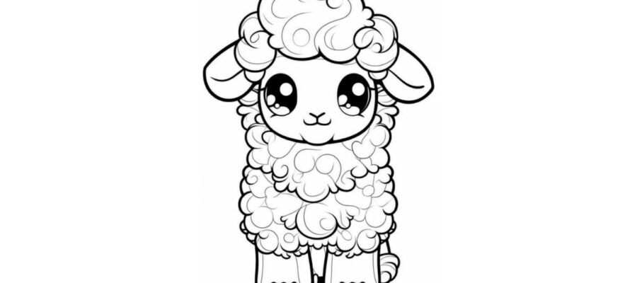 Sheep coloring pages