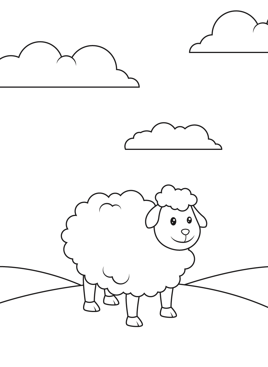 Sheep coloring pages by coloringpageswk on