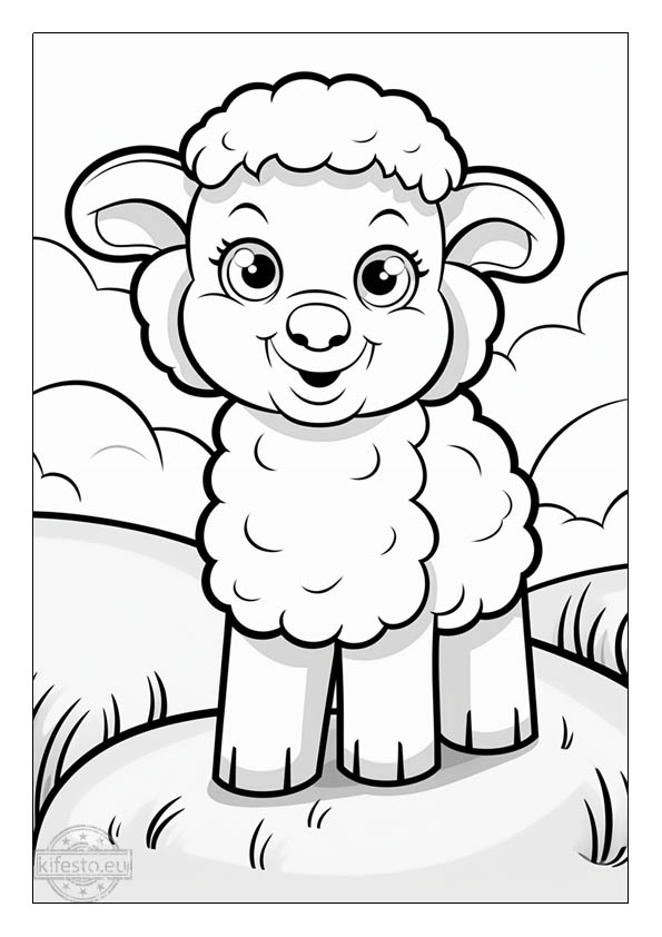 Sheep coloring pages free printable coloring sheets for kids