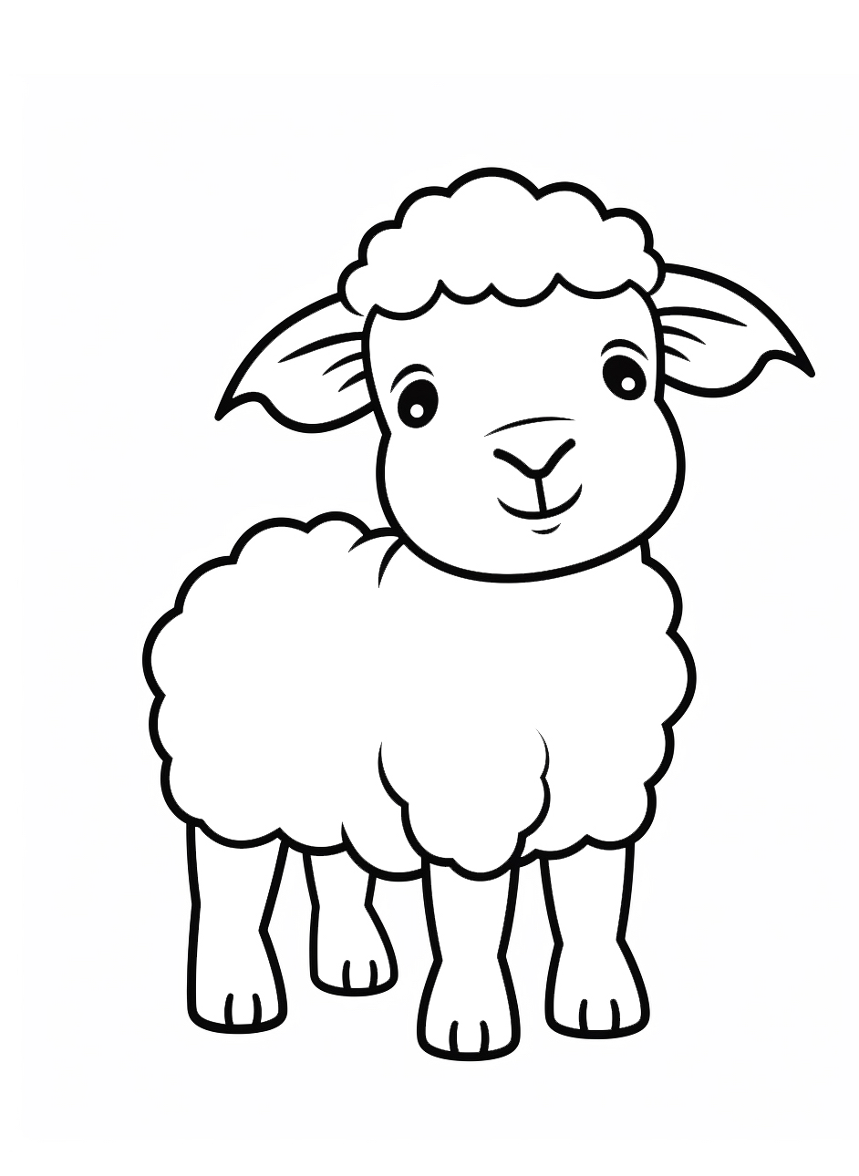 Sheep coloring pages by coloringpageswk on