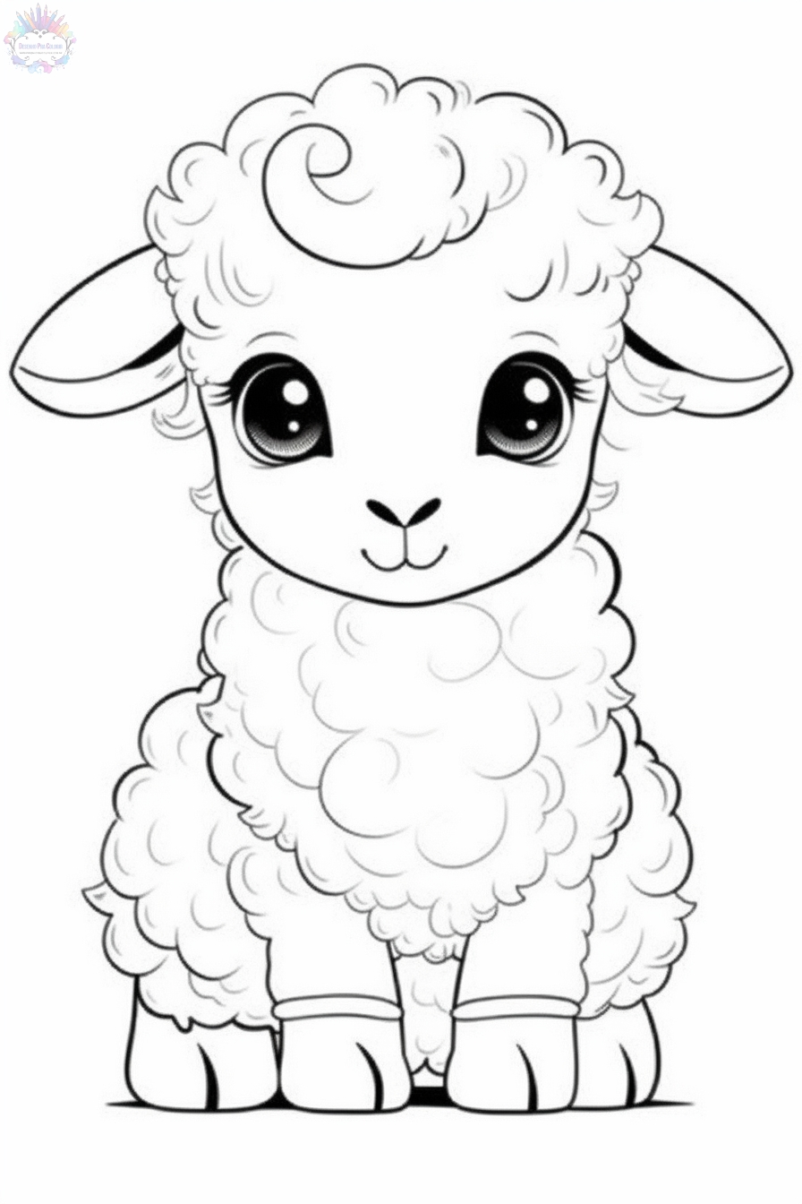 Sheep coloring pages