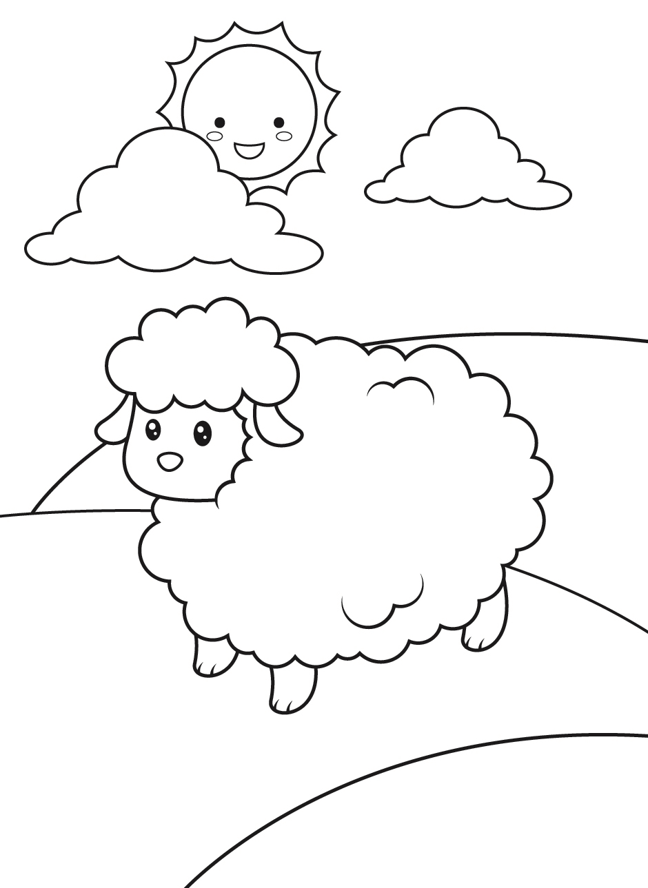 Sheep coloring pages by coloringpageswk on