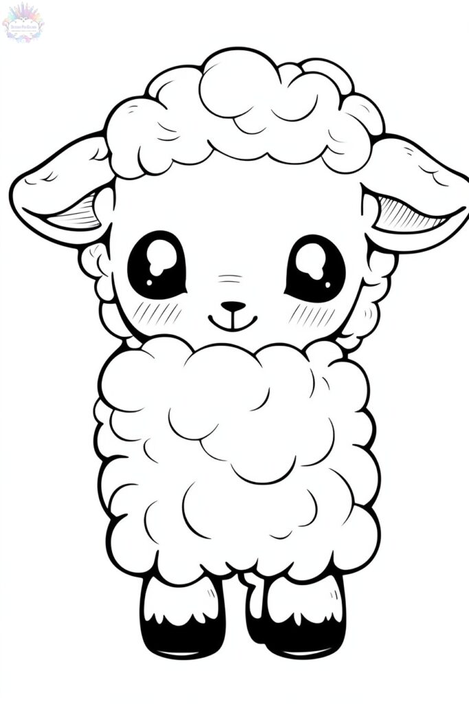 Sheep coloring pages