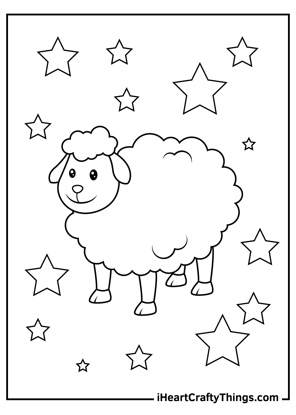 Sheep coloring pages free printables