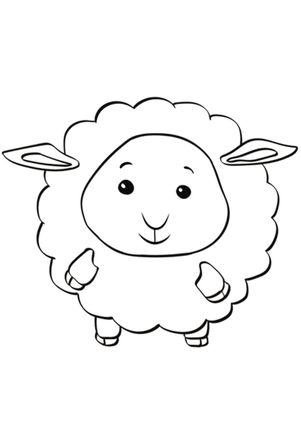 Coloring pages printable sheep coloring pages