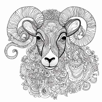 Bighorn sheep pages for kids