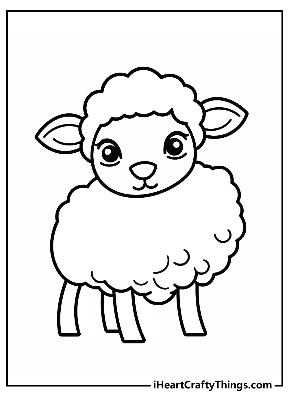 Sheep coloring pages free printables