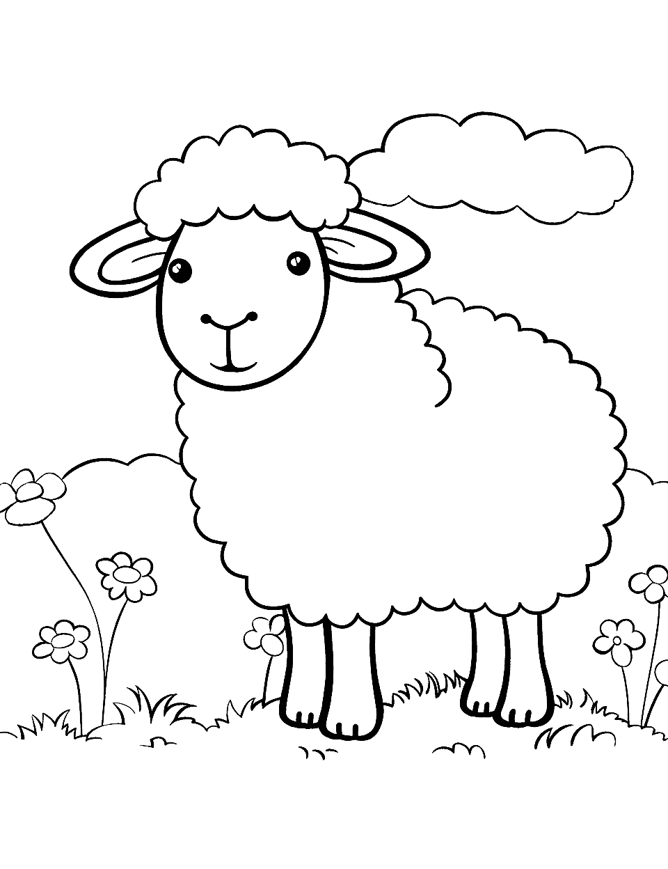 Cute coloring pages free printable sheets