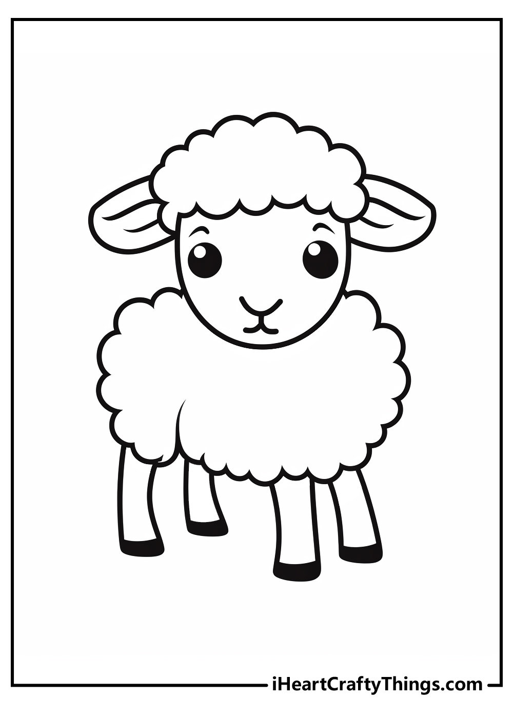 Sheep coloring pages free printables