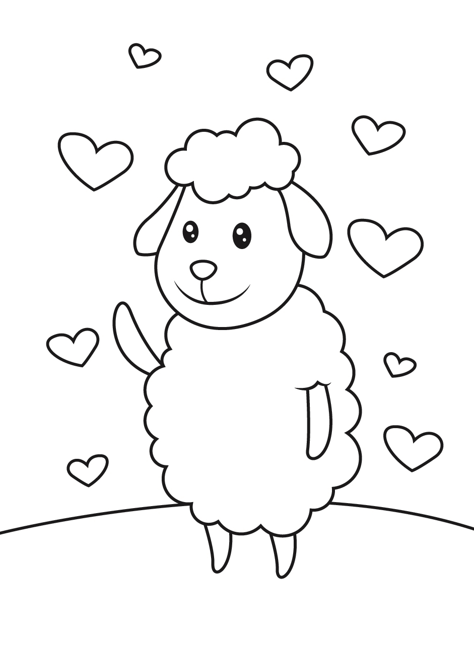 Sheep coloring pages by coloringpageswk on