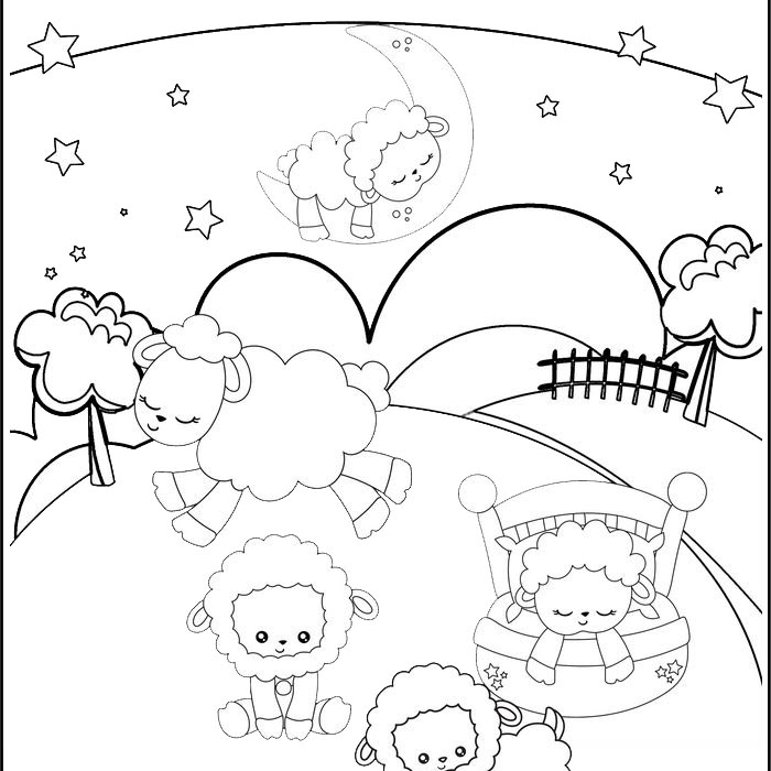 Sheep coloring pages â sheep to color