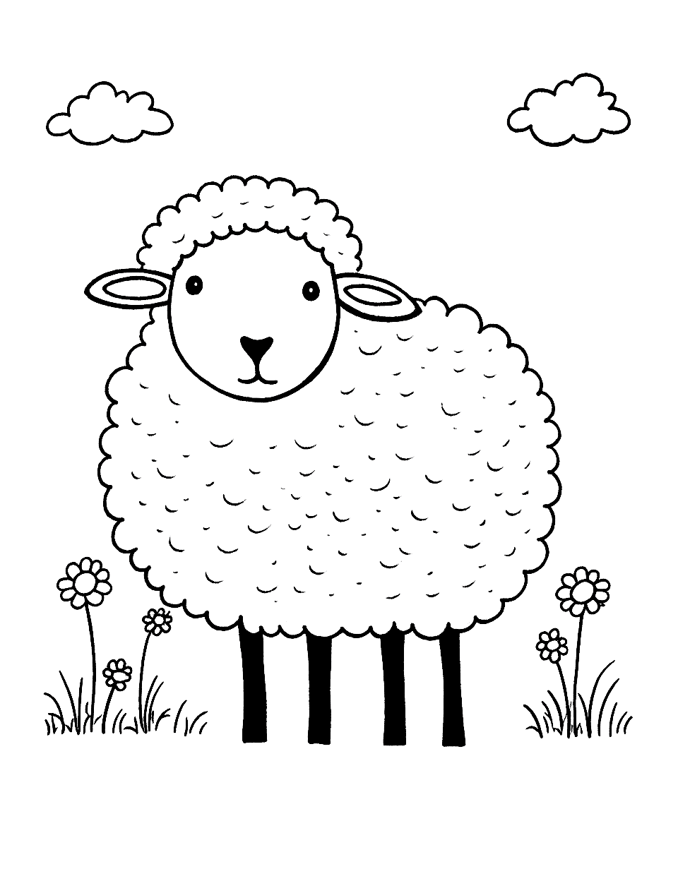 Animal coloring pages free printable sheets