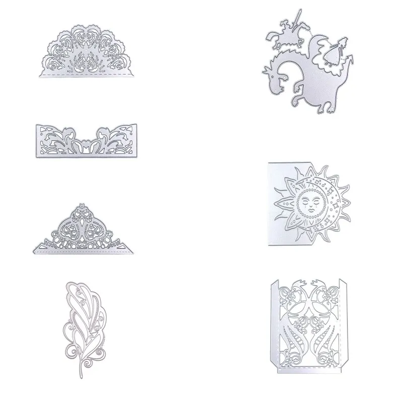 Cute sheep metal cutting dies carbon steel stencil mold embossing pattern