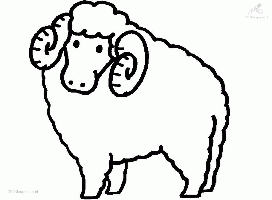 Sheep coloring pages printable for free download