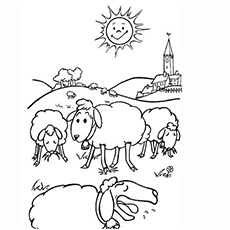 Top free printable sheep coloring pages online