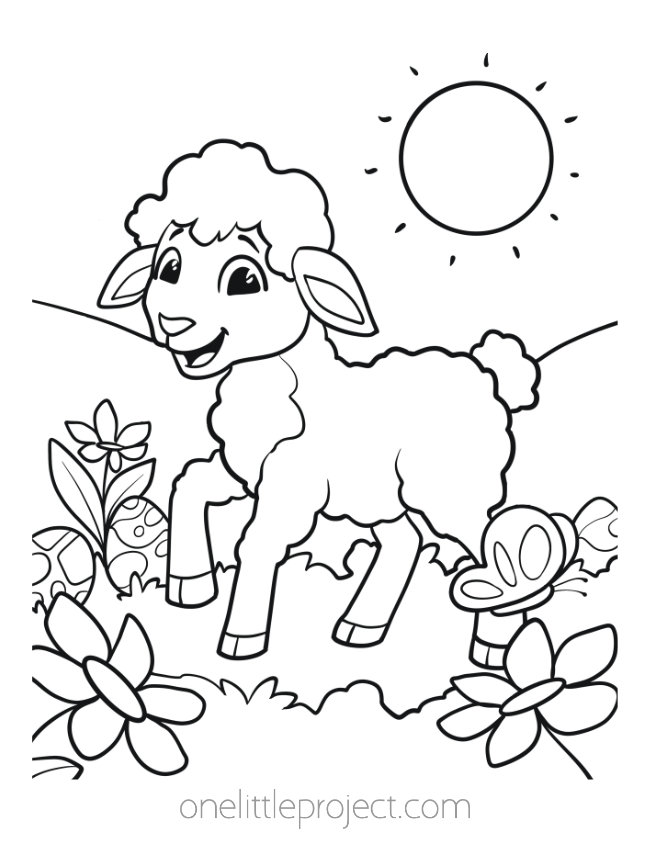 Easter coloring pages free printable easter coloring sheets