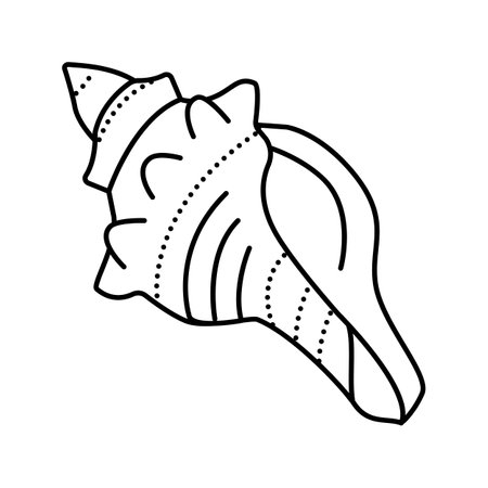 Sea shell coloring page cliparts stock vector and royalty free sea shell coloring page illustrations