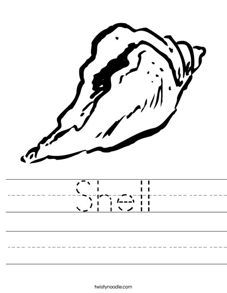 Shell worksheet