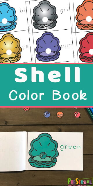 Ð learning colors for preschoolers with shell