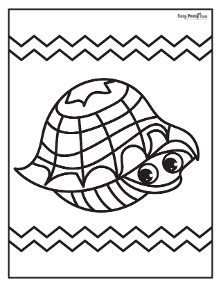 Turtle coloring pages