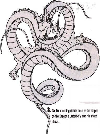 How to draw shenron